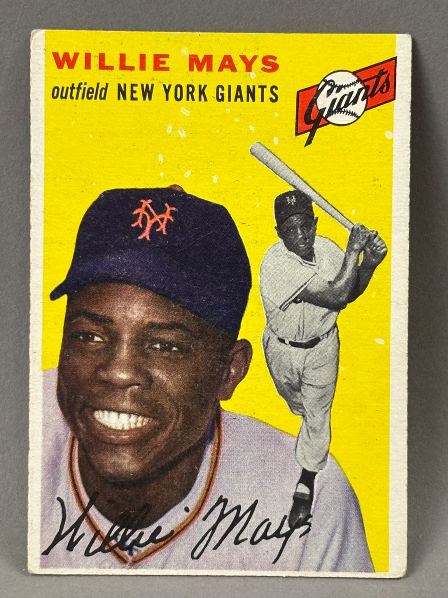 1954 Topps #90 Willie Mays VG Ungraded Photos - SGC Submission 12.18.25 (1 of 2)