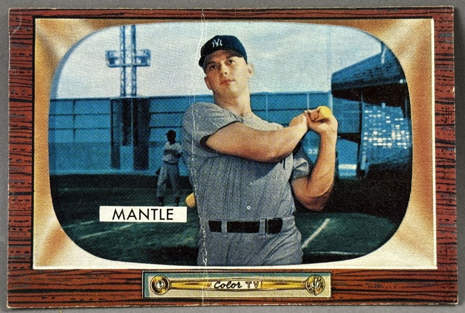 1955 Bowman #202 Mickey Mantle VG Ungraded Photos - SGC Submission 12.18.25 (1 of 2)