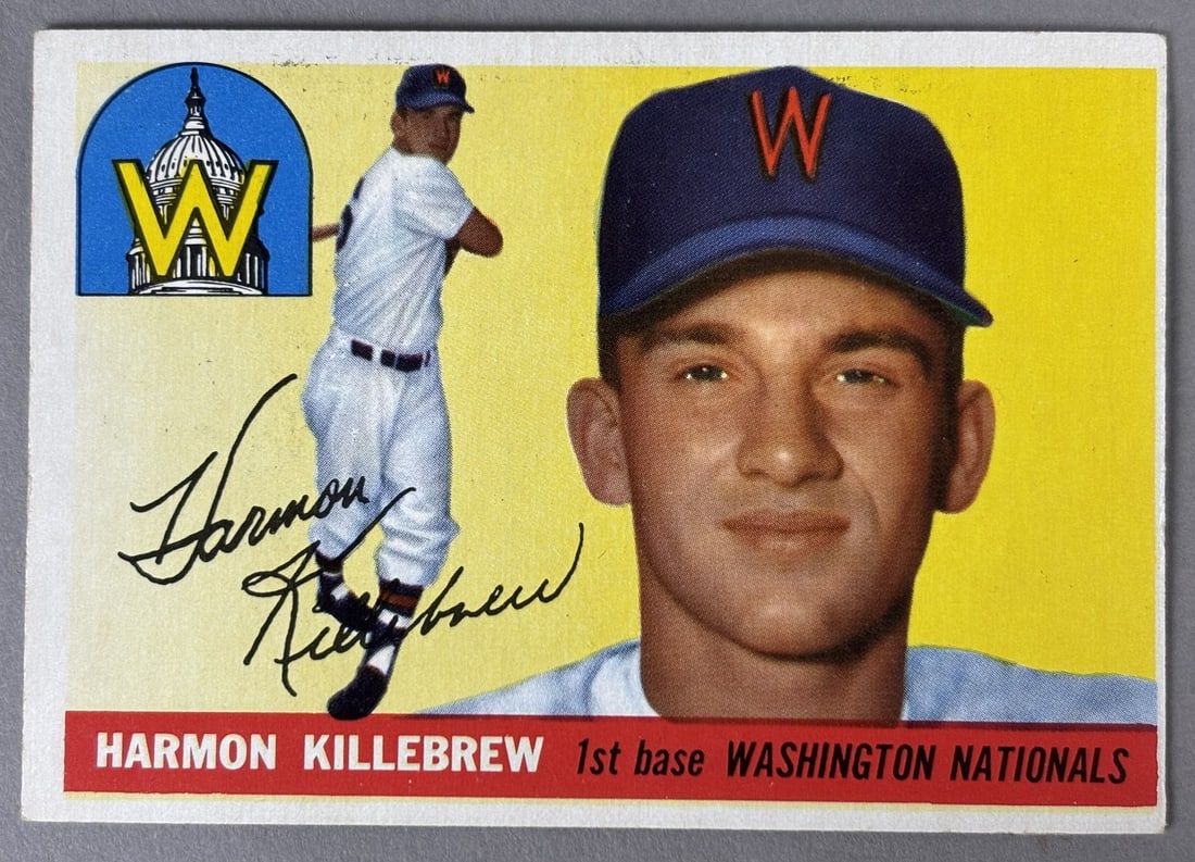1955 Topps Harmon Killebrew #124 VG+ SGC Submission 12.18.25 (1 of 2)
