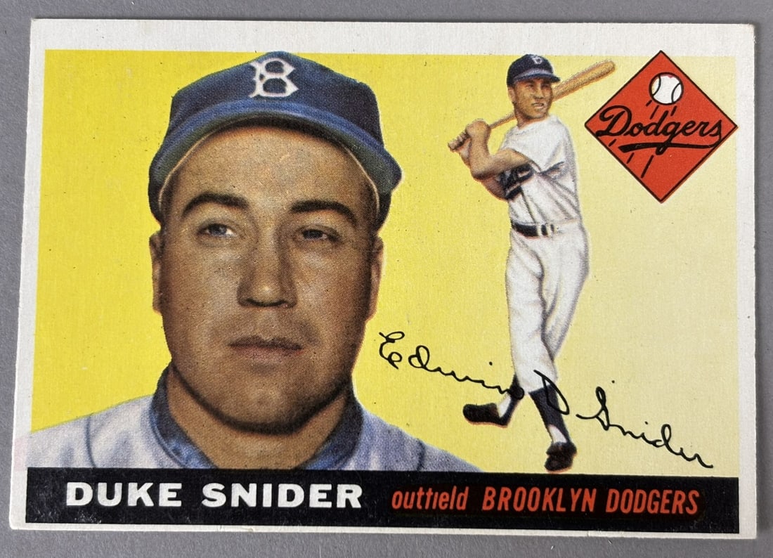 1955 Topps Duke Snider #210 VG+ SGC Submission 12.18.25: SGC Submission 12.18.25 - Waiting On Grading Lots 218 through 219K came from the same partial 1955 Topps Set, was only missing Willie Mays & Ernie Banks. The SGC Cards will get updated as soon as they