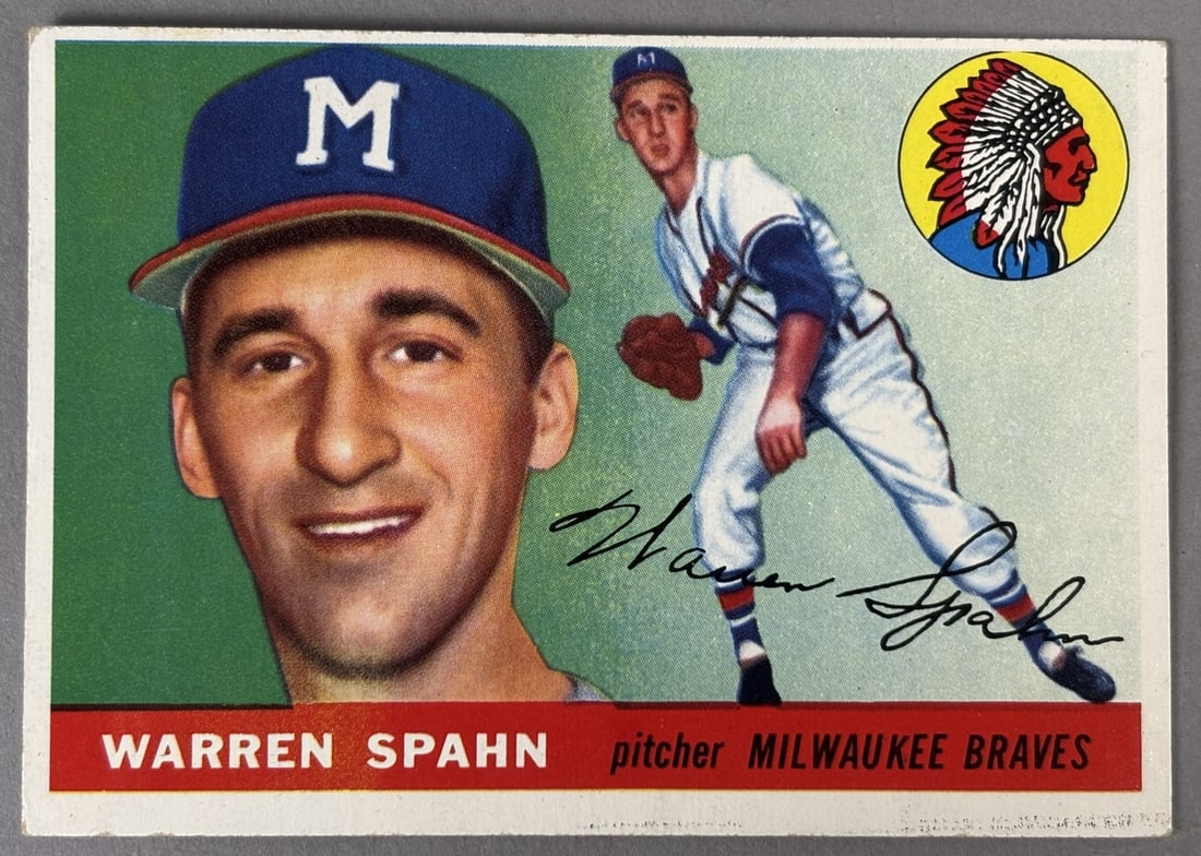 1955 Topps Warren Spahn #31 VG+ SGC Submission 12.18.25: SGC Submission 12.18.25 - Waiting On Grading Lots 218 through 219K came from the same partial 1955 Topps Set, was only missing Willie Mays & Ernie Banks. The SGC Cards will get updated as soon as they
