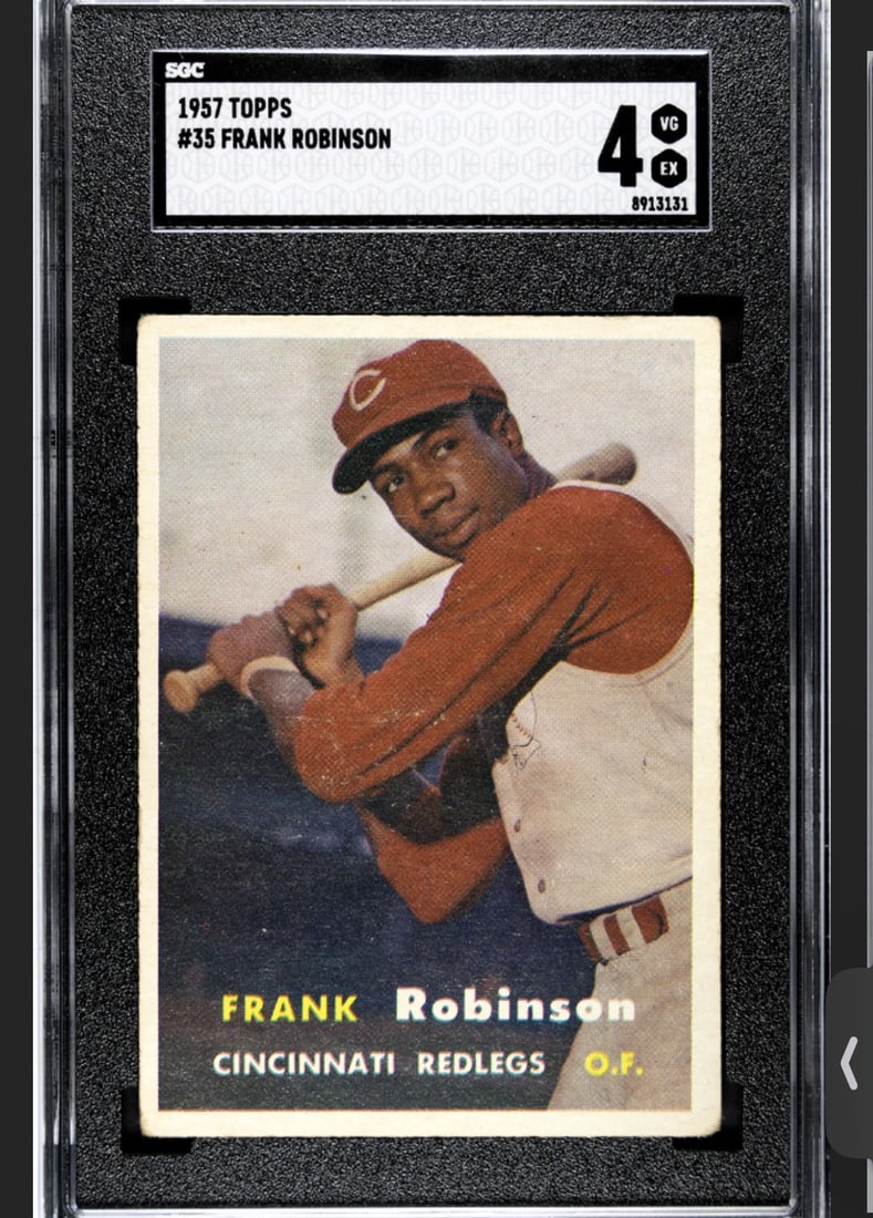 1957 Topps #35 Frank Robinson Rookie RC SGC 4 VG-EX  (1 of 2)