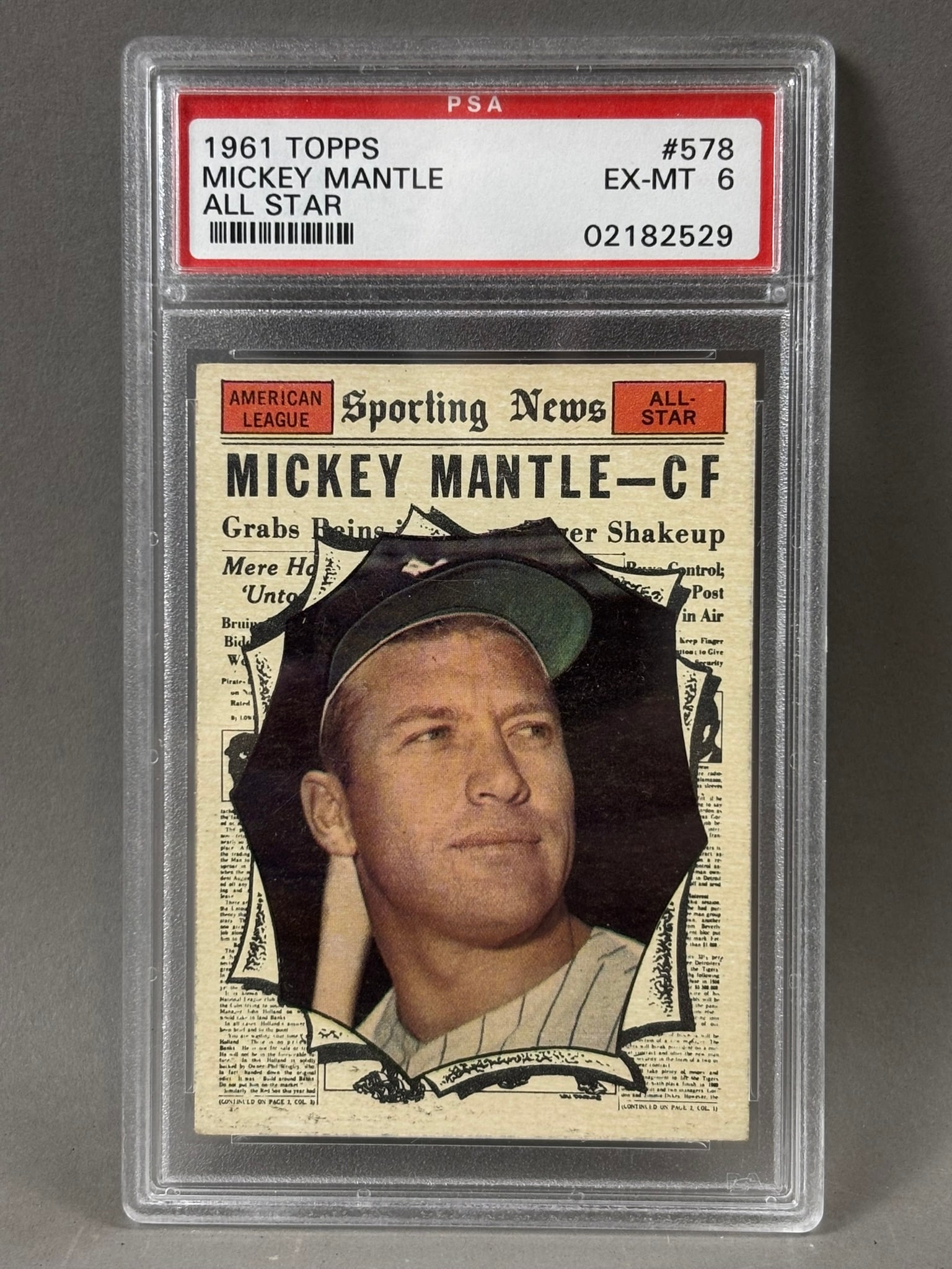 1961 Topps Mickey Mantle #578 PSA 6 EX-MT (1 of 4)