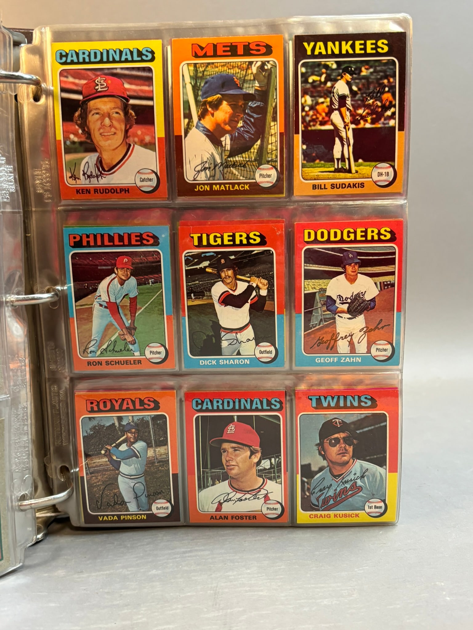 1975 Topps Mini Partial Baseball Card Set Missing 24 Cards - 12