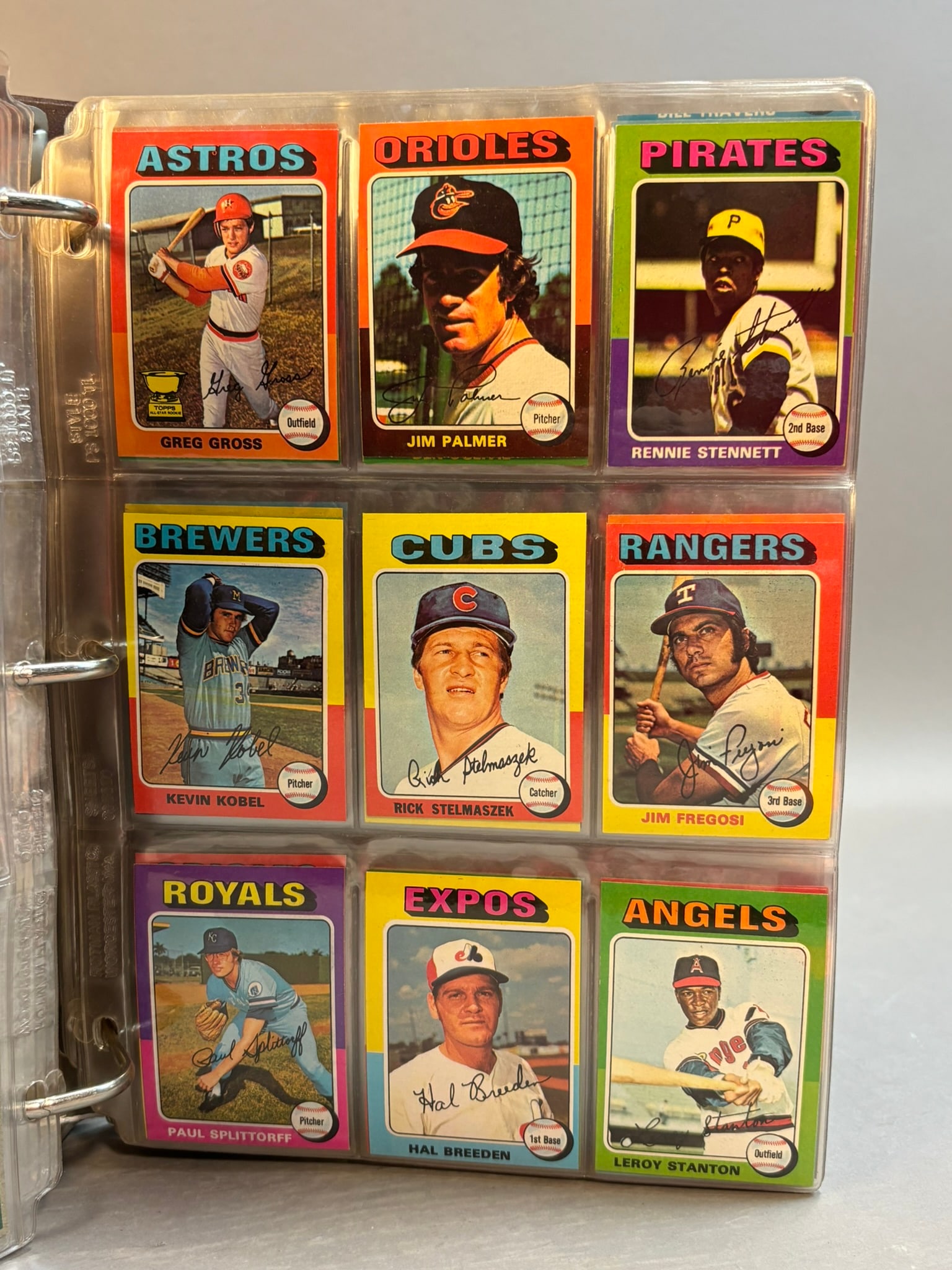 1975 Topps Mini Partial Baseball Card Set Missing 24 Cards - 15