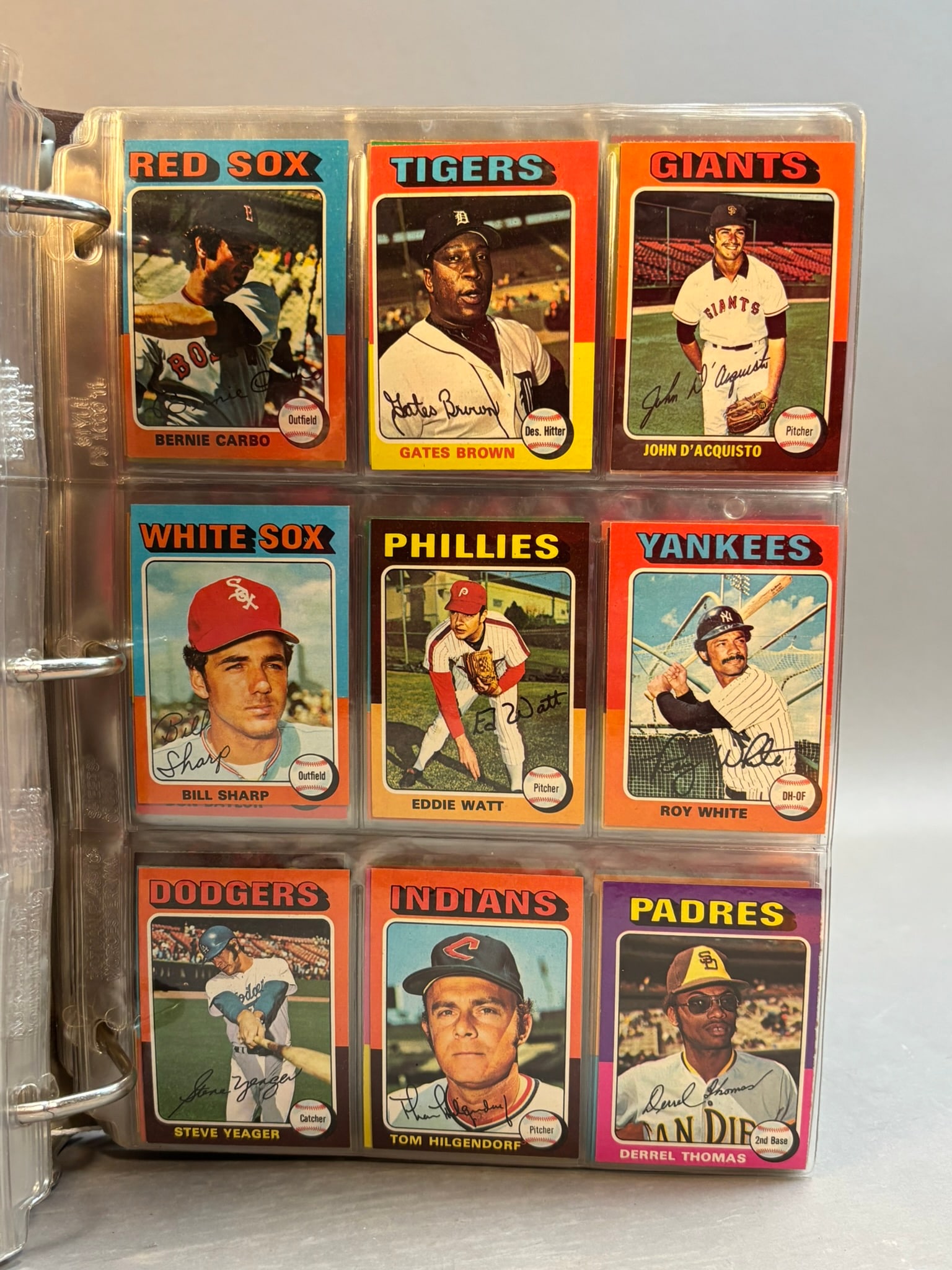 1975 Topps Mini Partial Baseball Card Set Missing 24 Cards - 17