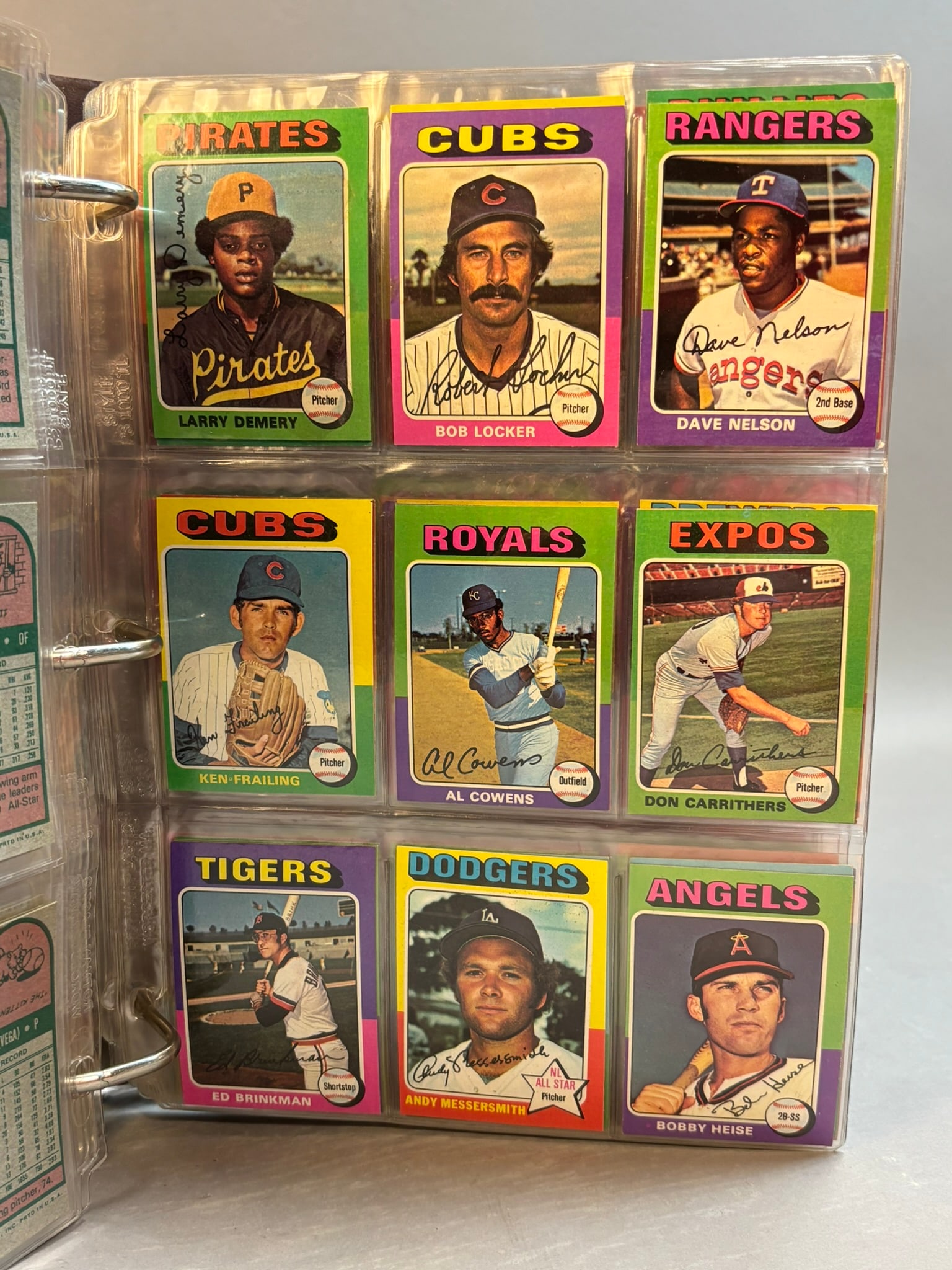 1975 Topps Mini Partial Baseball Card Set Missing 24 Cards - 19