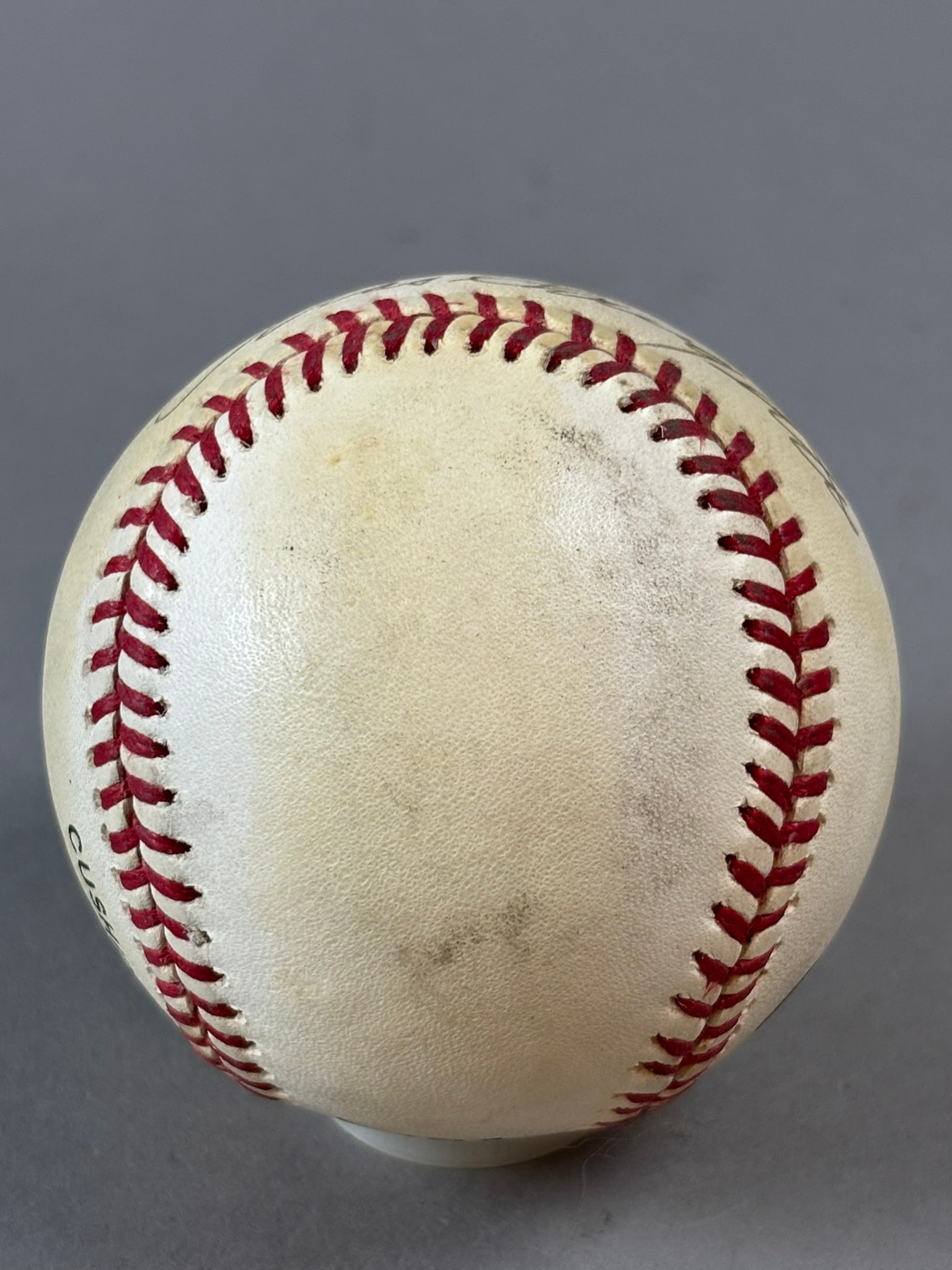 Enos Slaughter Single Signed Rawlings ONL Baseball HOF - 4