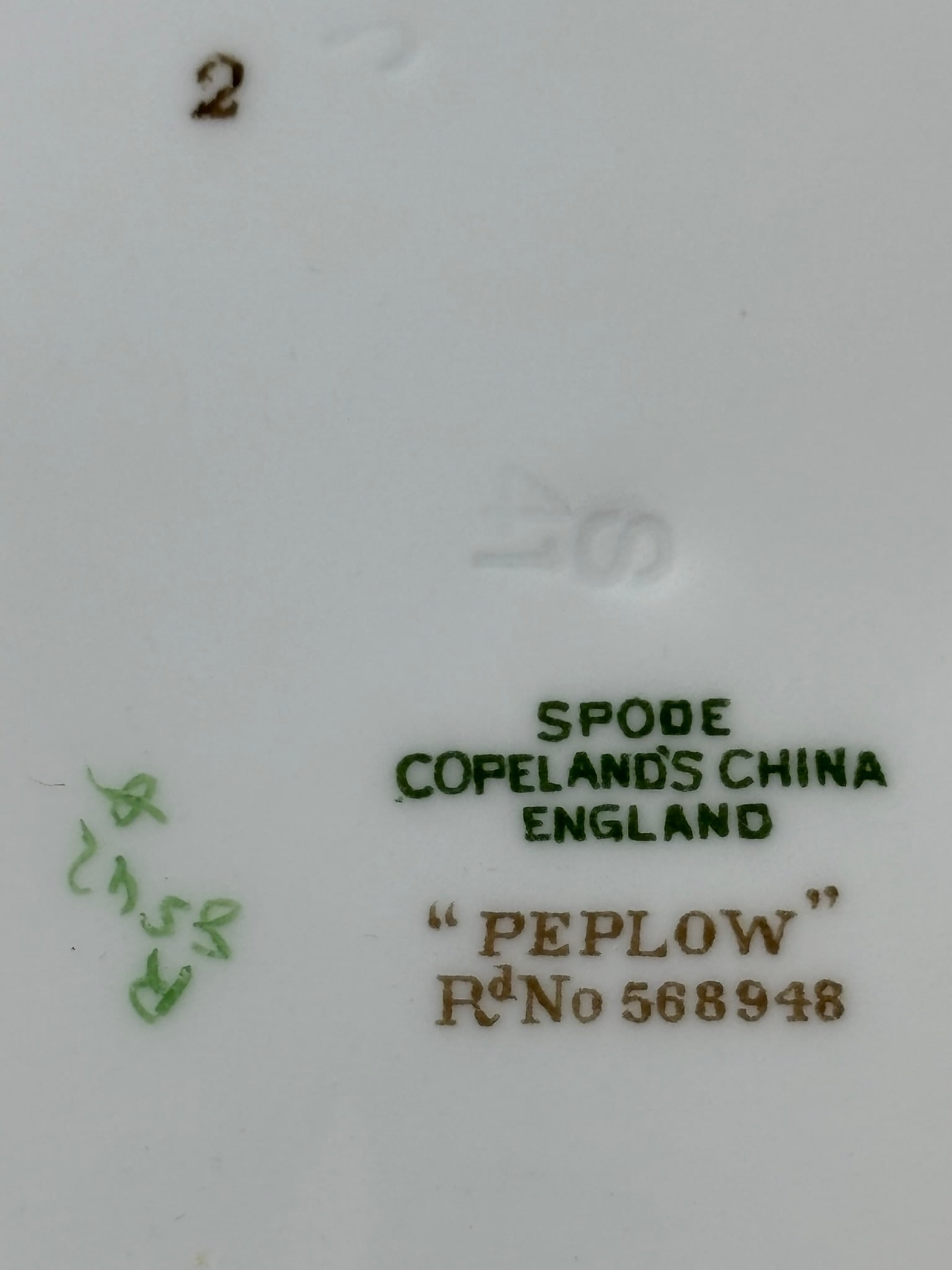 33pc Spode Peplow Bone China Dinner Set England c1923 - 11