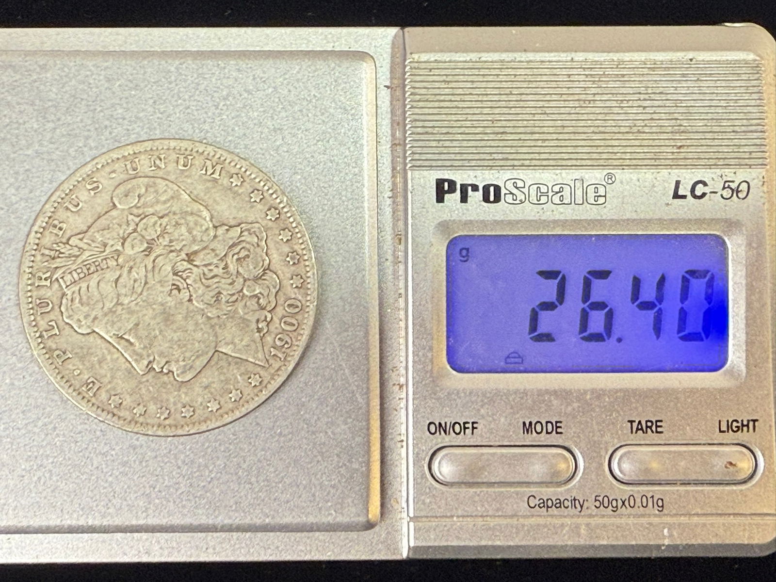 Two 1900 Morgan Silver Dollars Circulated Pair - 5