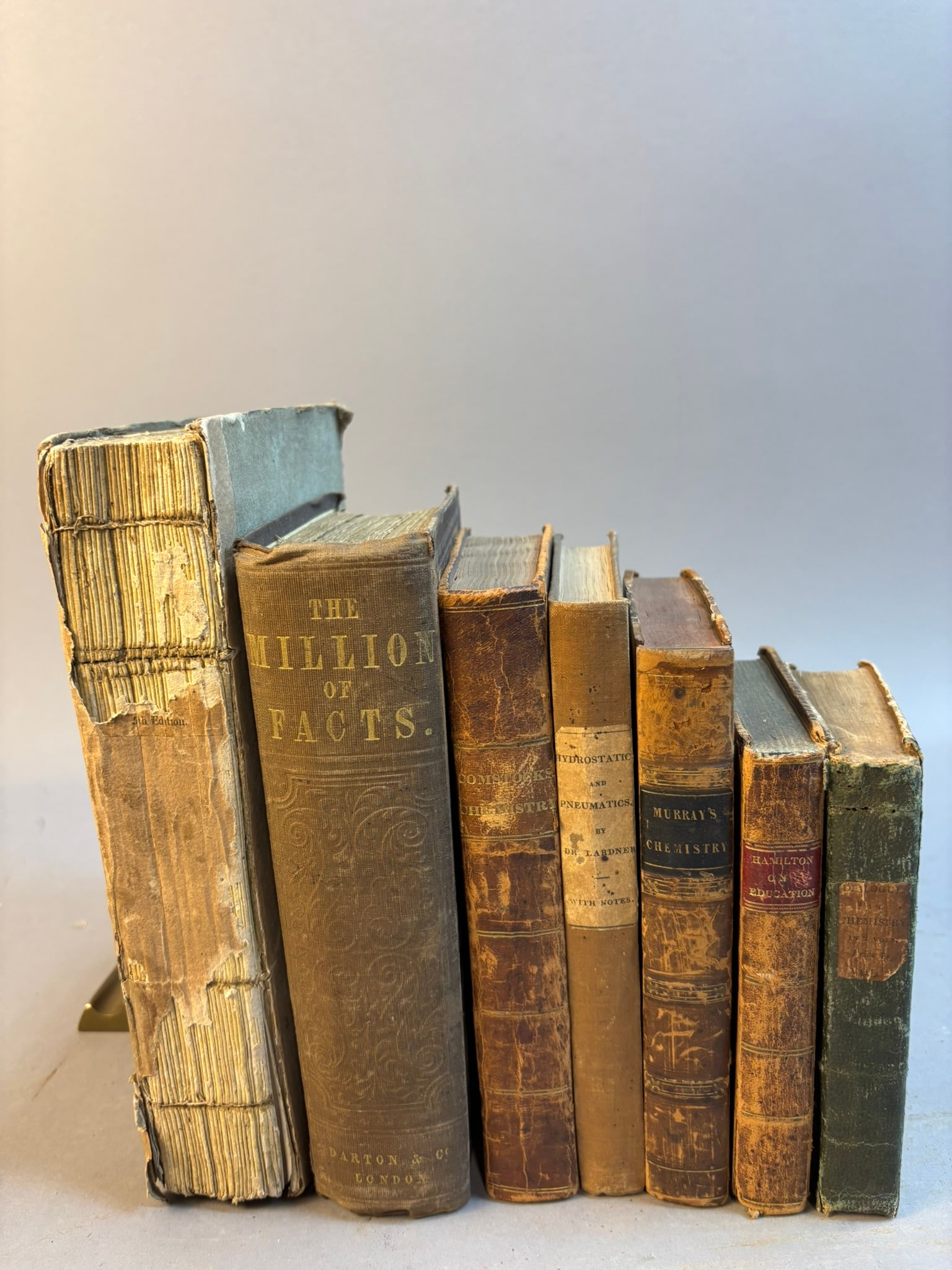 Antique 1800–1850s Science & Chemistry Books Million of Facts Murray Henry (1 of 17)