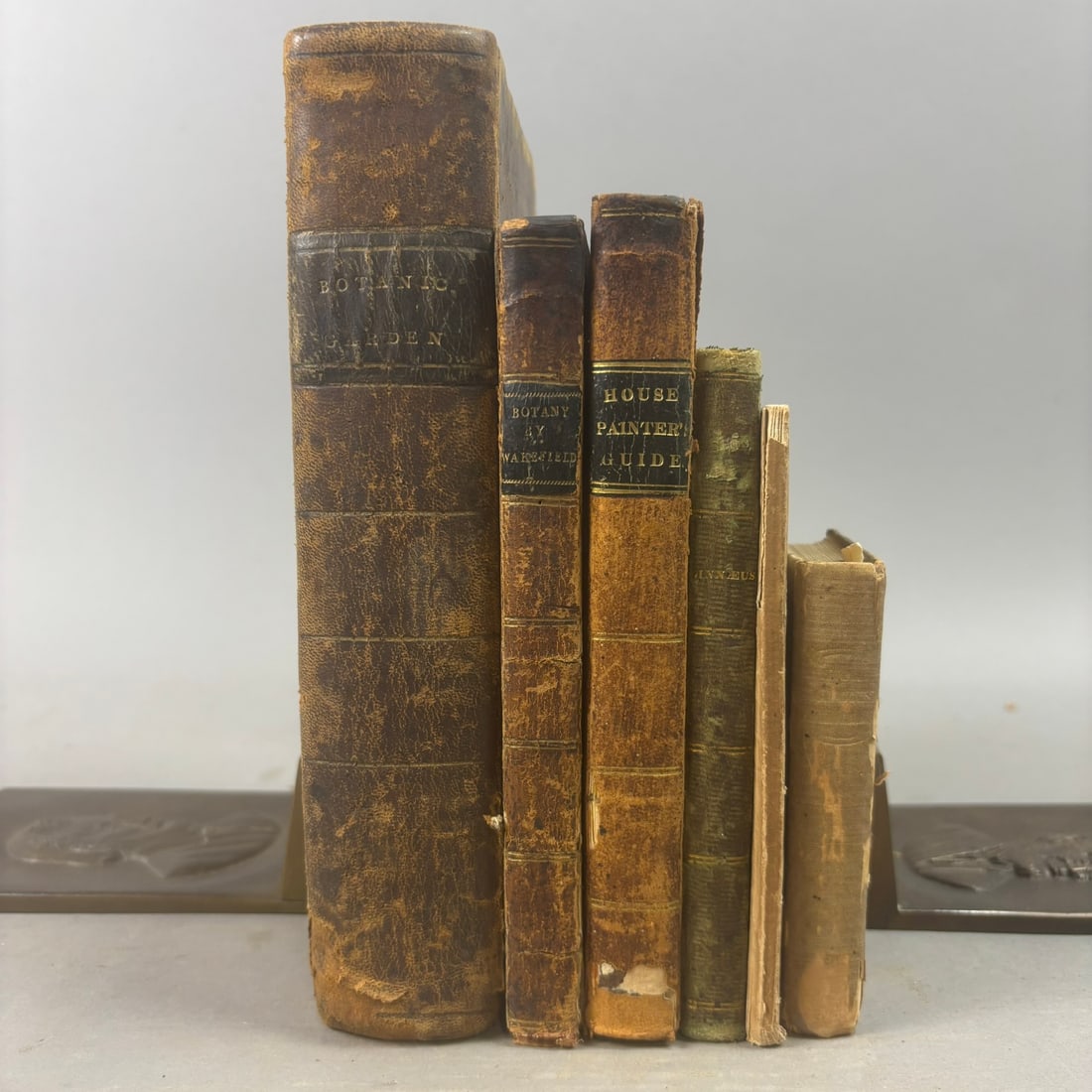 Early Botanical & Natural Science Books Botanic Garden Linnaeus 6 Vol Lot: Group of six early 19th century botanical and natural science related volumes including The Botanic Garden: A Poem (New York, 1807) with engraved plates, An Introduction to Botany in a Series of Famil