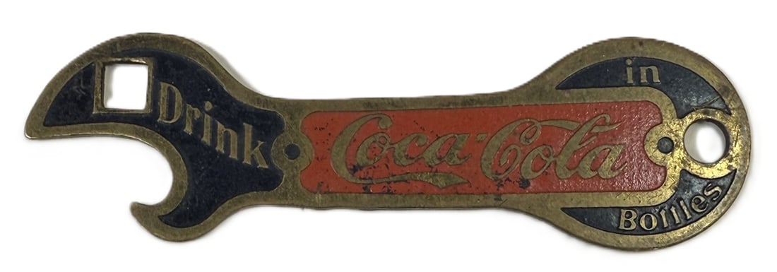 Drink Coca Cola In Bottles Early 20th Century Painted Bottle Opener W.G. Smart (1 of 5)