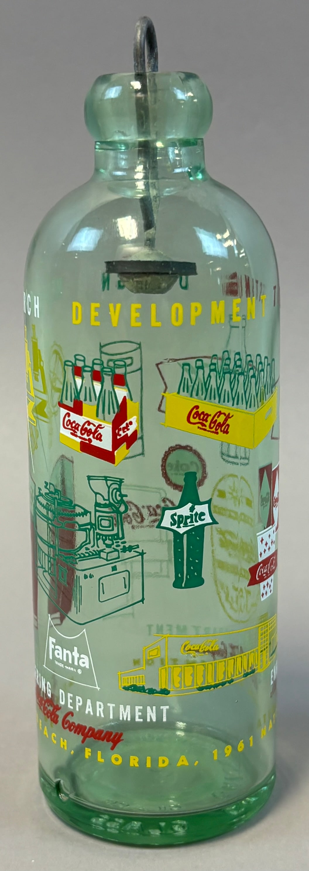 Drink Coca Cola 1961 Engineering Department Miami Beach Convention 75th Bottle: See all photos