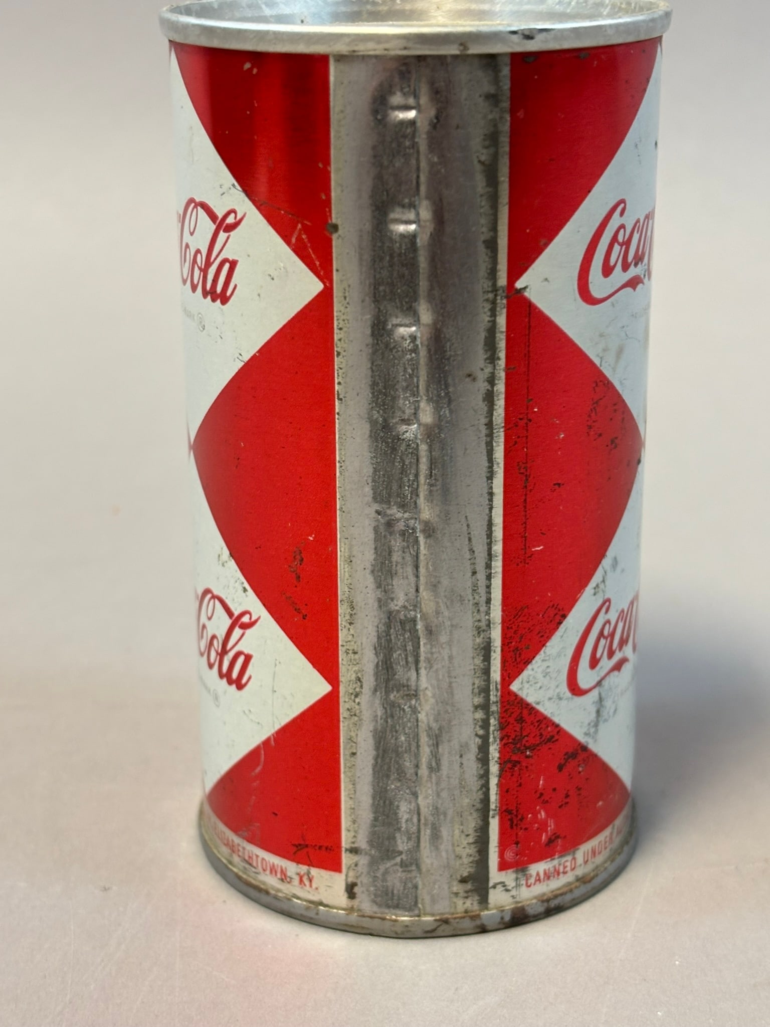 Coca Cola Pull Tab Original 12 Oz Coke Metal Can - 4