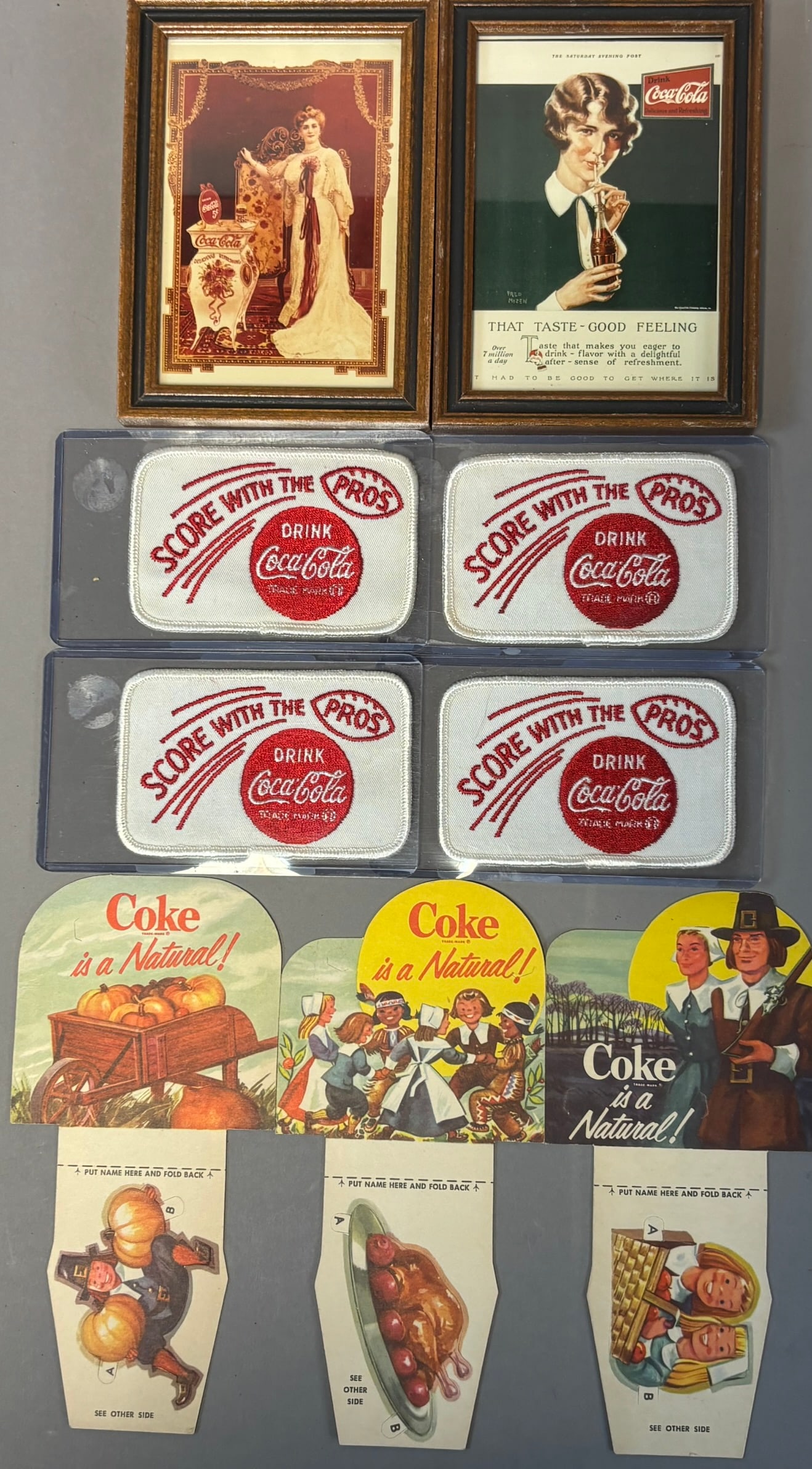 Lot 9 Original Coca Cola Bottle Toppers Score With The Pros Patches & More: See all photos
