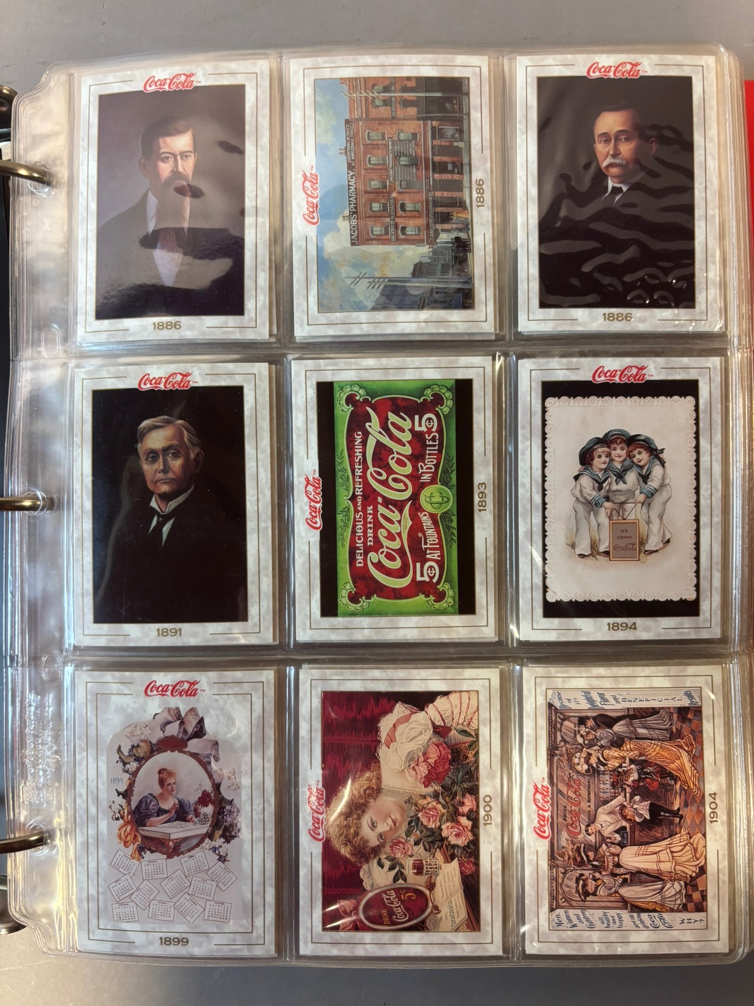 Large Coca Cola Advertising Sports & Collectibles Cards Album w/ Cards: See all photos