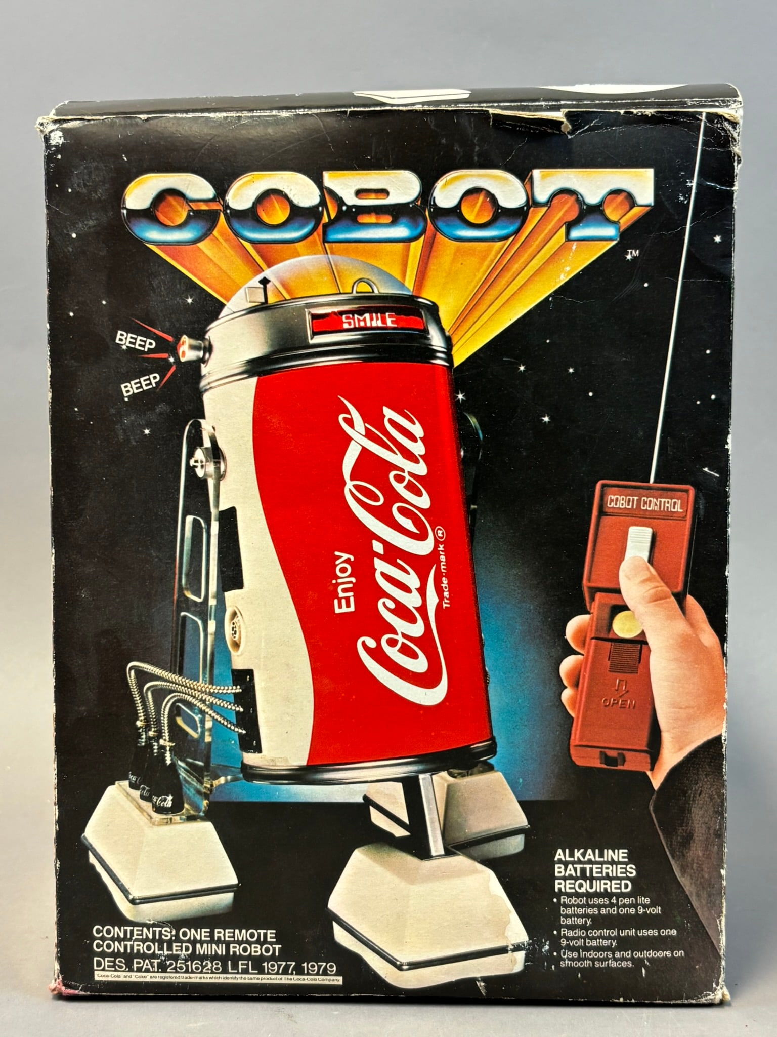 Cobot Original Coca Cola Advertising Remote Controlled Robot 1979 w/ Box (1 of 16)