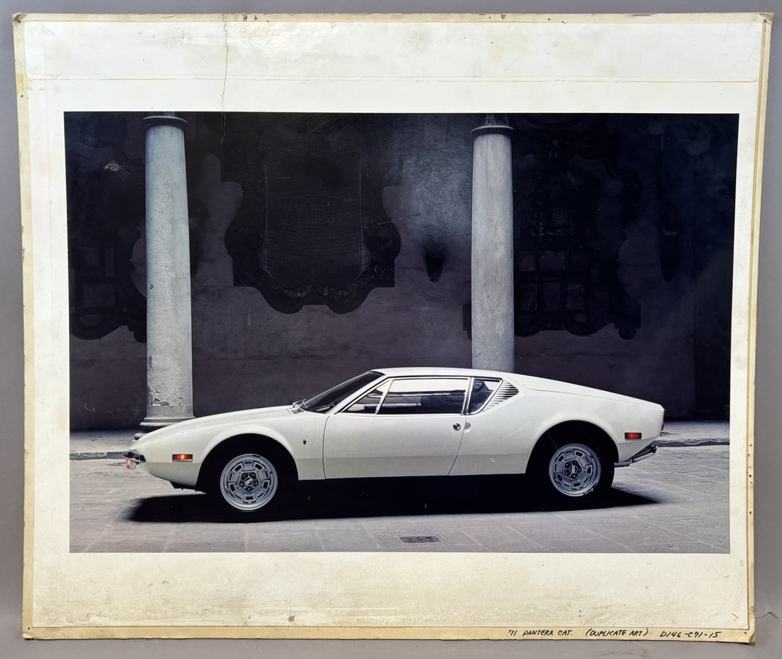 1971 Pantera Cat Duplicate Art D146-C71-15 24"x20" Original Artists Proof: 24"x20"