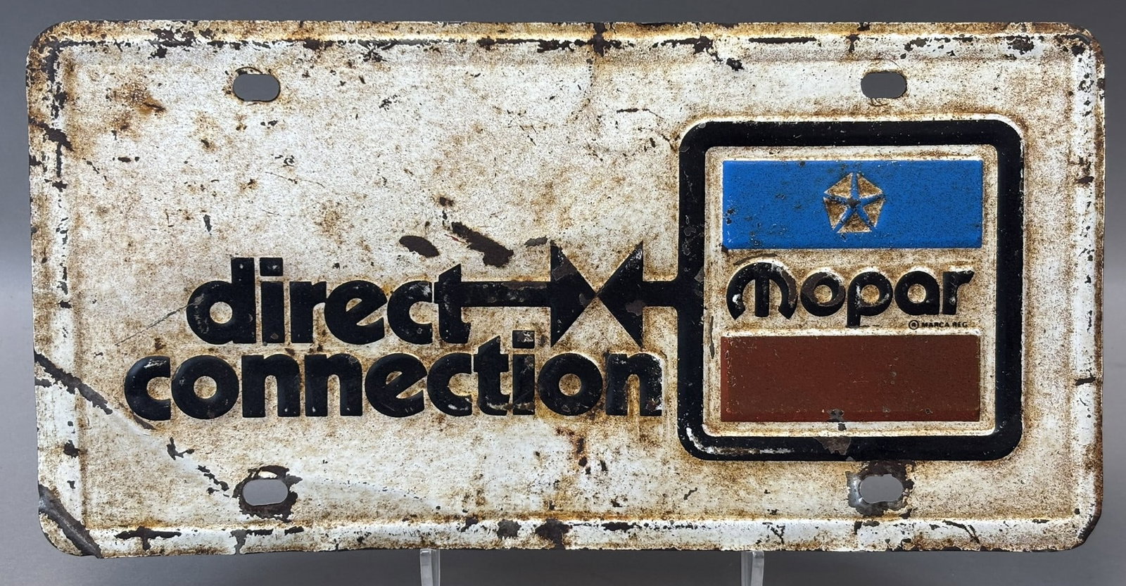 Mopar Direct Connection Embossed 1970s License Plate GM General Motors: See all photos