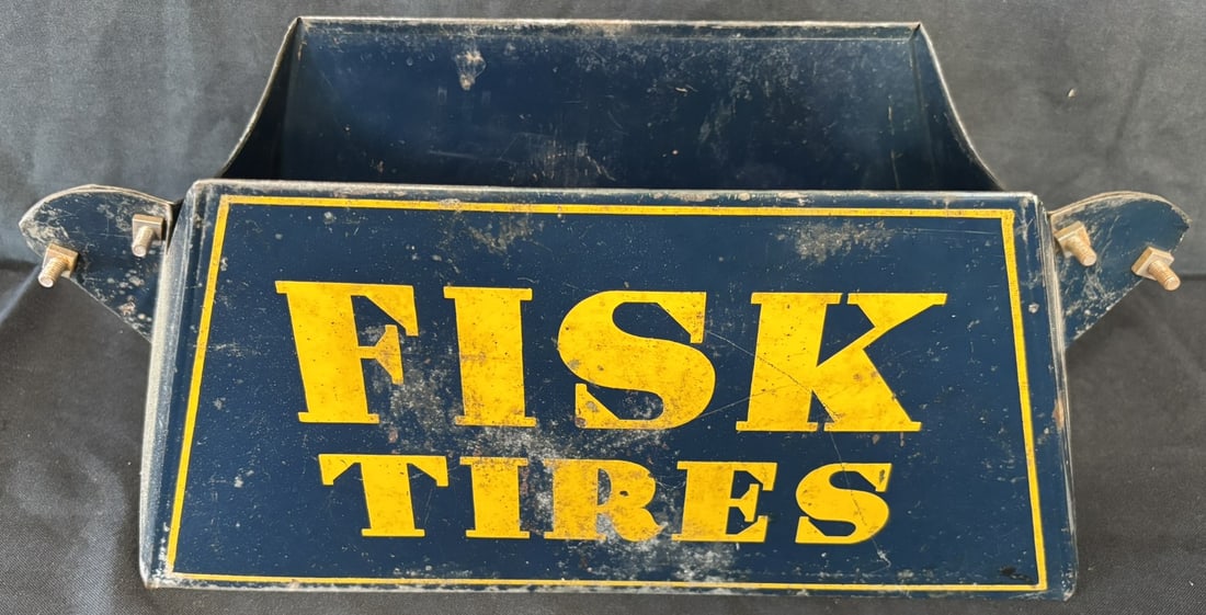 Fisk Tires Painted Metal 1920s Advertising Tire Display Rack (1 of 7)