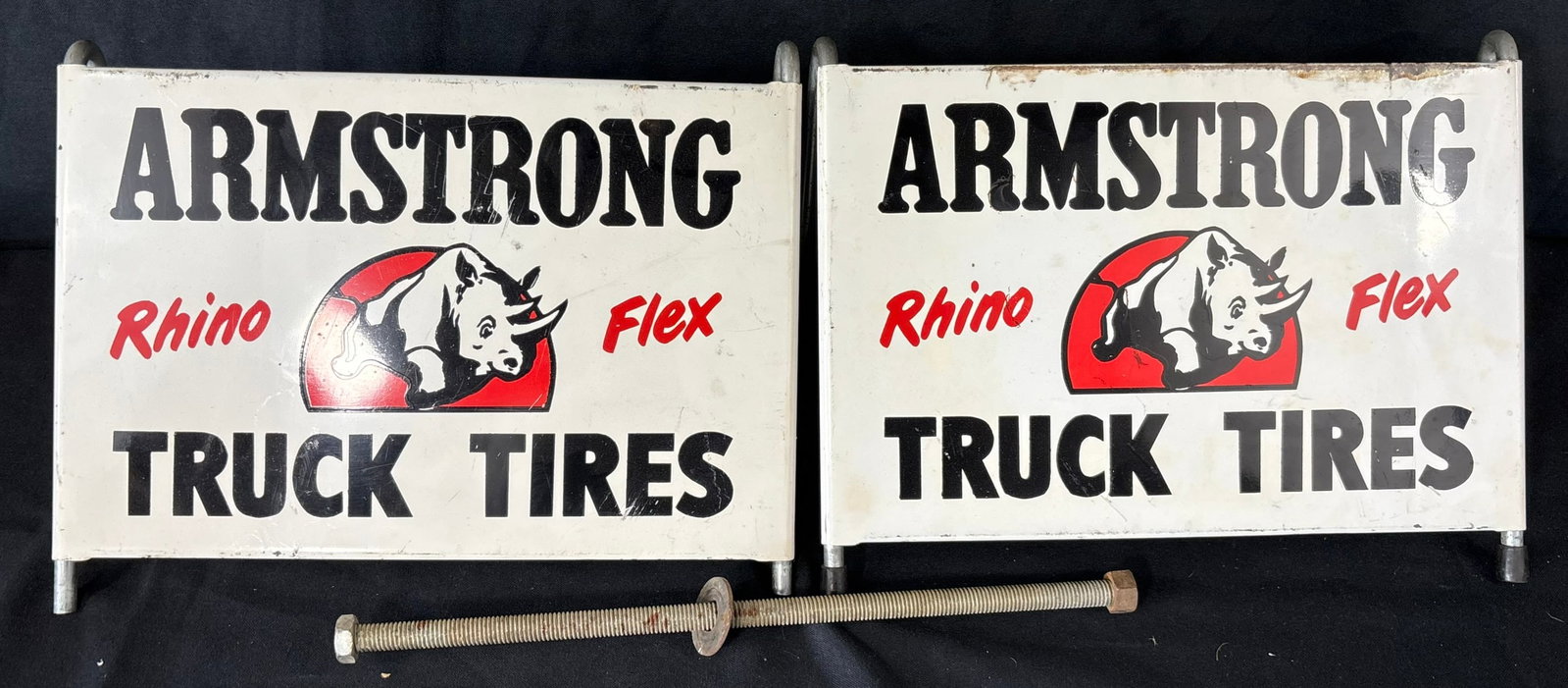 Armstrong Truck Tires Rhino Flex Painted Metal Tire Rack: 13" x 10"