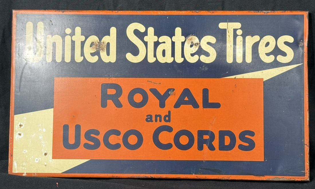 United State Tires Royal & USCO Cords Self Framed SST Sign (1 of 8)
