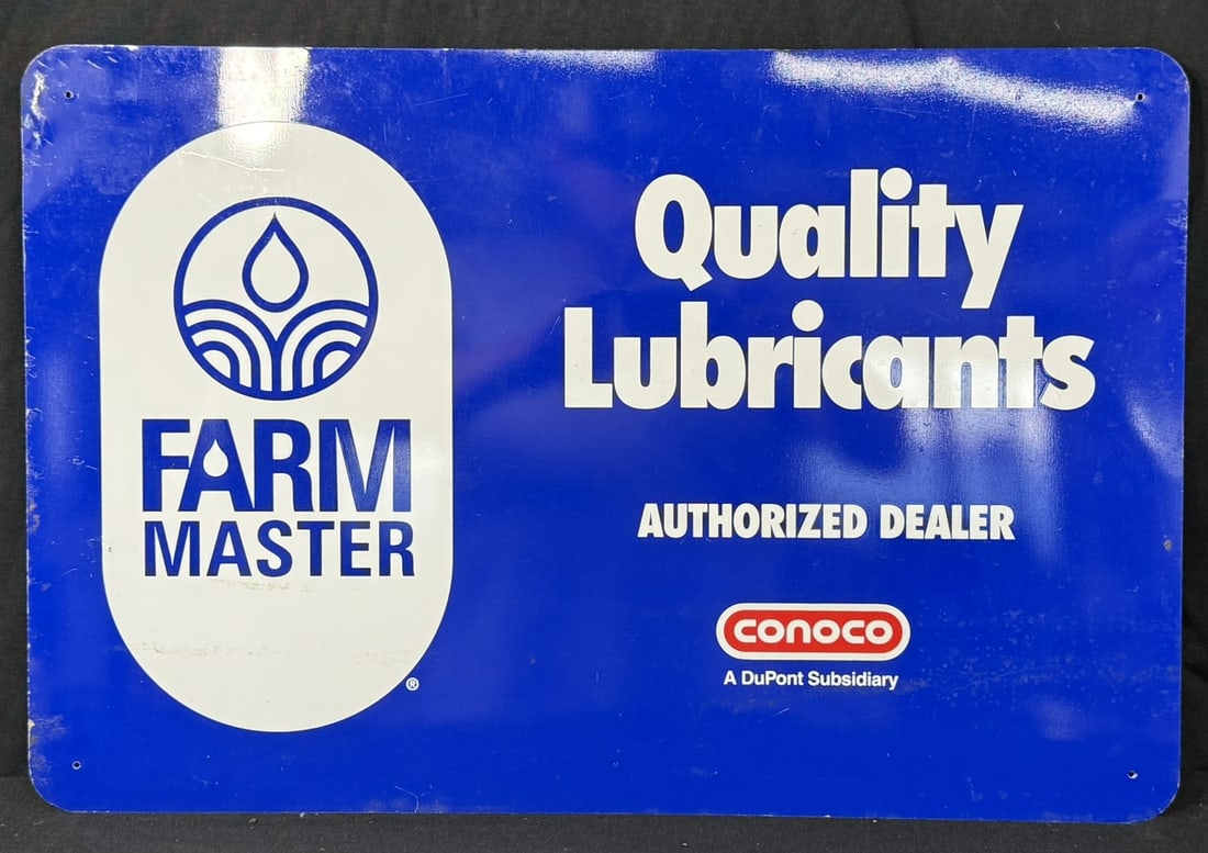 Conoco Farm Master DST Authorized Dealer Painted Metal Sign: 24" x 16"