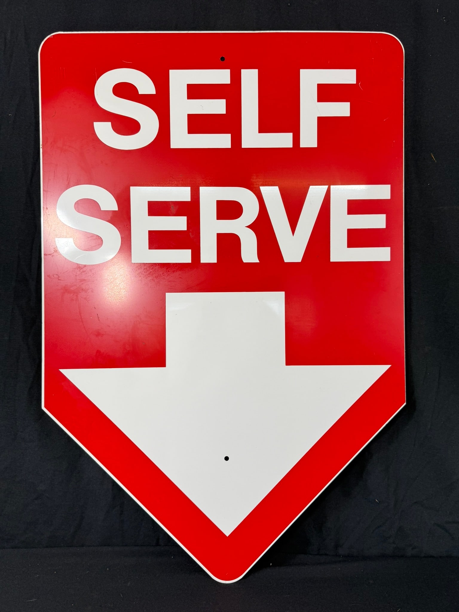 Self Serve SST Painted Metal Advertising Arrow Sign (1 of 6)