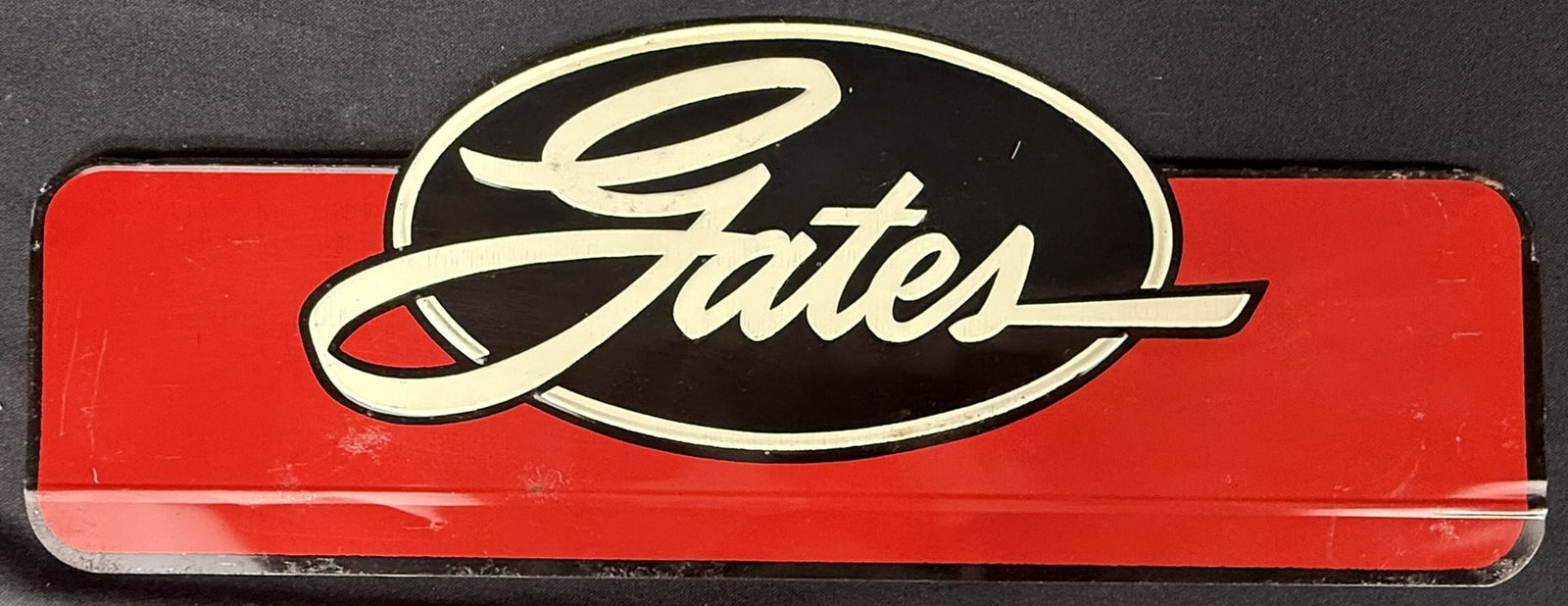 Gates SST Tin Embossed Tire Shop Rack Topper Service Sign (1 of 7)