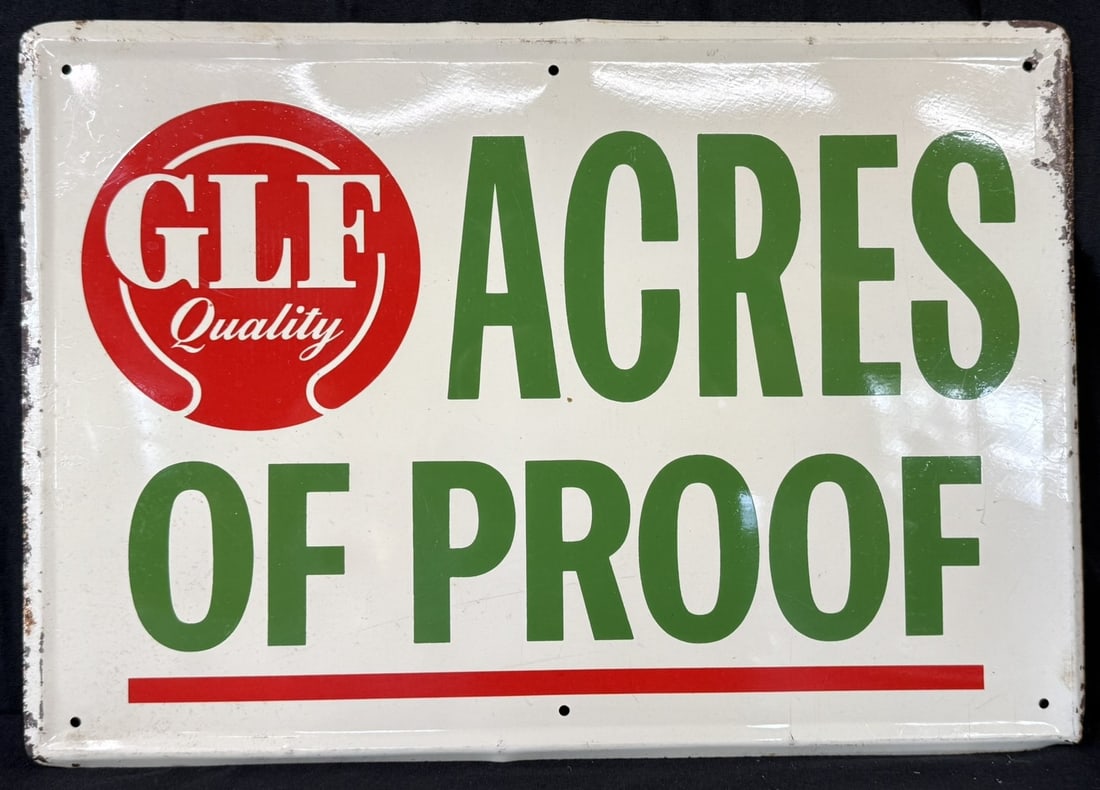 GLF Quality Acres Of Proof SST Self Framed Farm Sign: 19.5" x 13.5" roughly