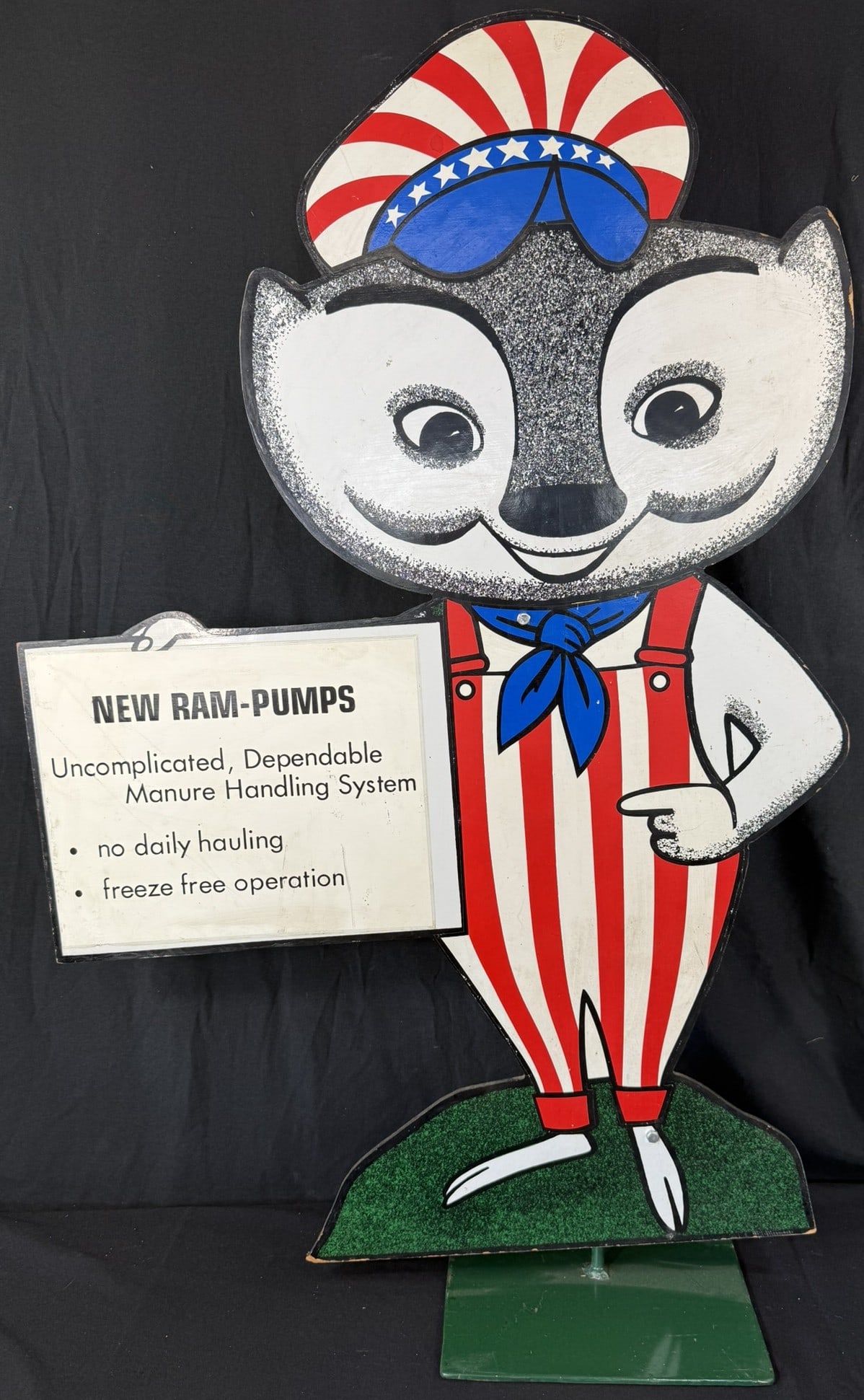 New Ram Pumps Manure Handling System 4' Badger Store Sign (1 of 9)