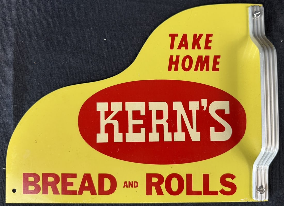 Take Home Kern's Bread & Rolls DST Painted Door Pull Sign (1 of 6)