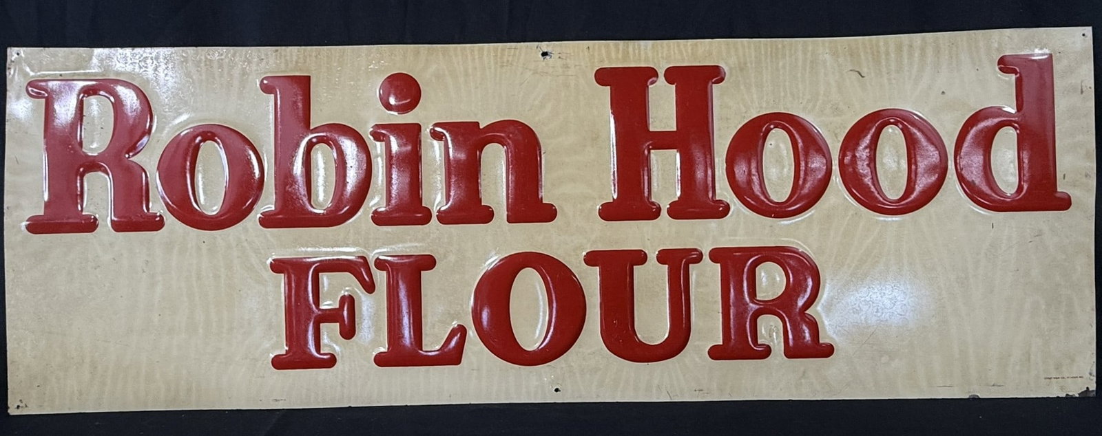 Robin Hood Flour SST Tin Embossed Metal Advertising Sign (1 of 8)