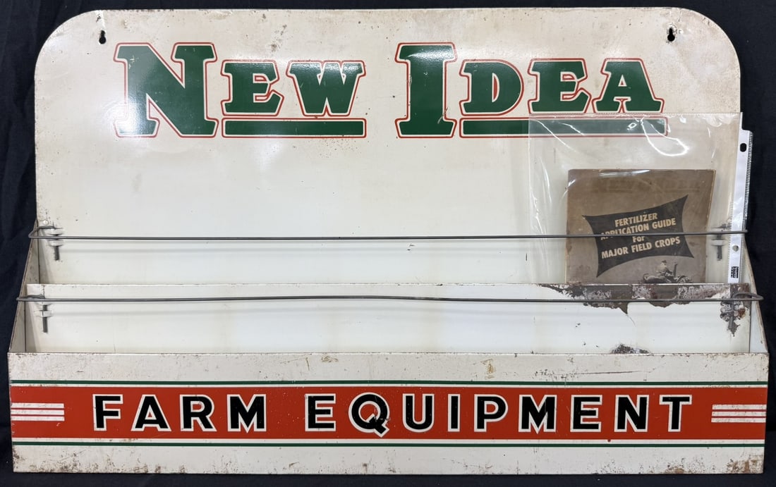 New Idea Farm Equipment Sales & Service Brochure Display: 30.5" x 18.5" tall