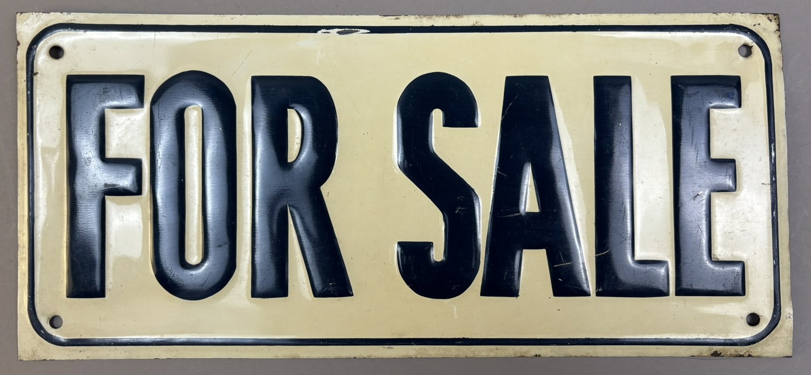 For Sale SST Tin Embossed Advertising House Sign: 15" x 6.75"