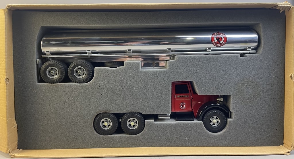 Fred Thompson Smith Miller Mohawk Tanker Truck NOS: Please make sure you view all photos and ask any questions you may have! Great original collectible item. This is day 1 of our 2 day one owner auction event. Thanks and have a great day! Holler & Hamm