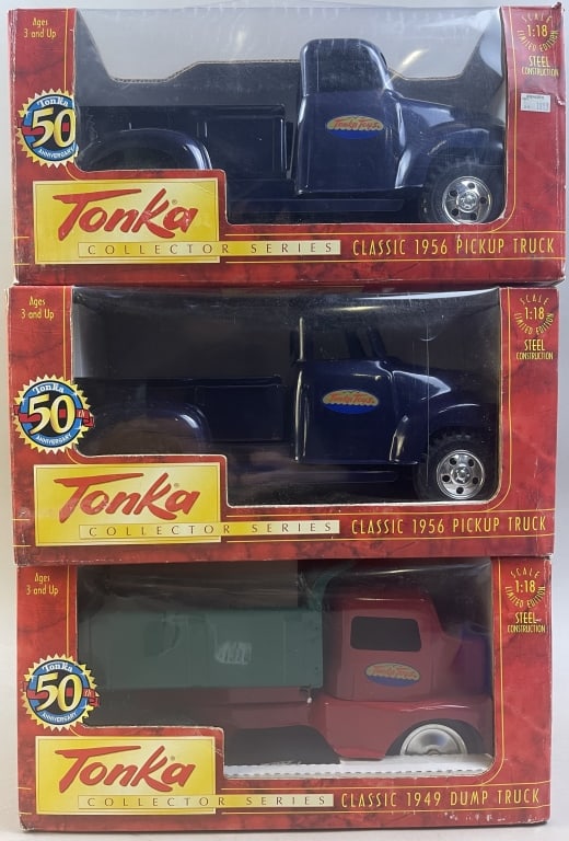 3 Tonka Collector Series Pickup Trucks 1:18 Scale (1 of 7)