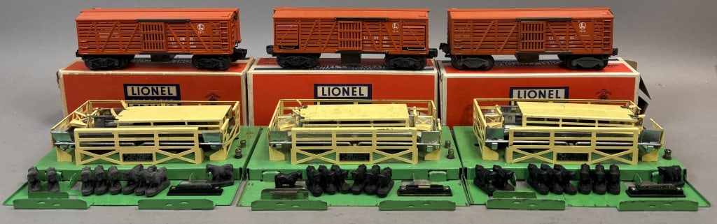 Lot of 6 Lionel Operating Cattle Cars No 3656 (1 of 20)