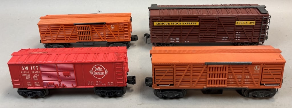 Lot of 4 Lionel Armour Swift's Train Cars (1 of 17)