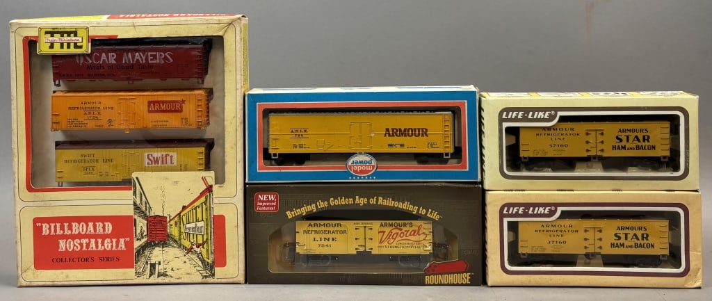 Lot of 5 Armour's Train Cars (1 of 20)