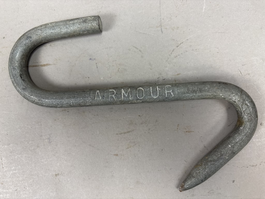 Pair Armour & Swift's Meat Hooks - 3