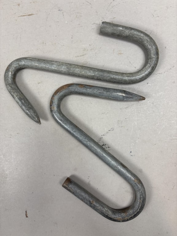 Pair Armour & Swift's Meat Hooks - 4