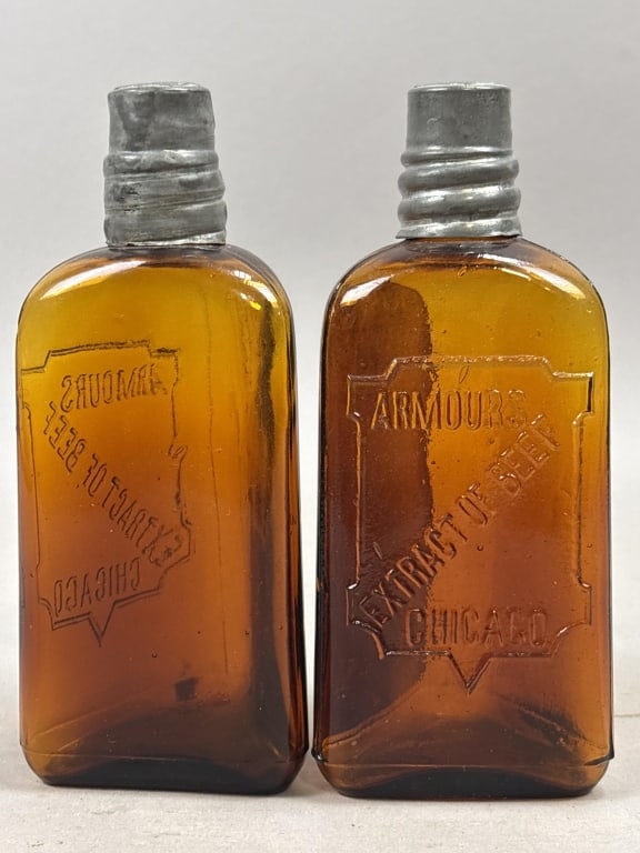 Pair Armour's Beef Extract Chicago Illinois - 2