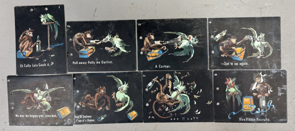 Lot of 8 Armour's Comic Luncheon Beef Cards: Please make sure you view all photos and ask any questions you may have! Great original collectible item. This is day 1 of our 2 day one owner auction event. Thanks and have a great day! Holler & Hamm