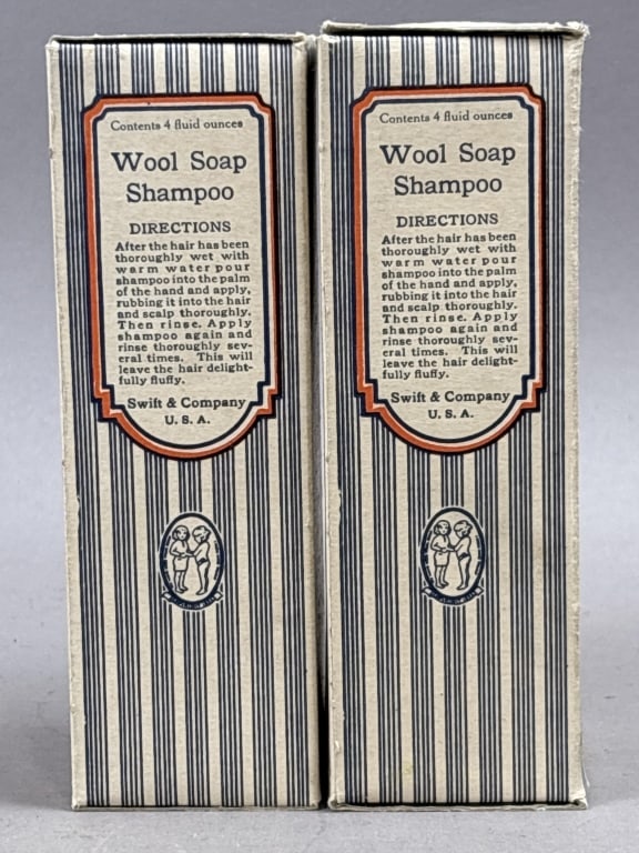 Pair Swift Co Wool Soap Shampoo 4floz - 2