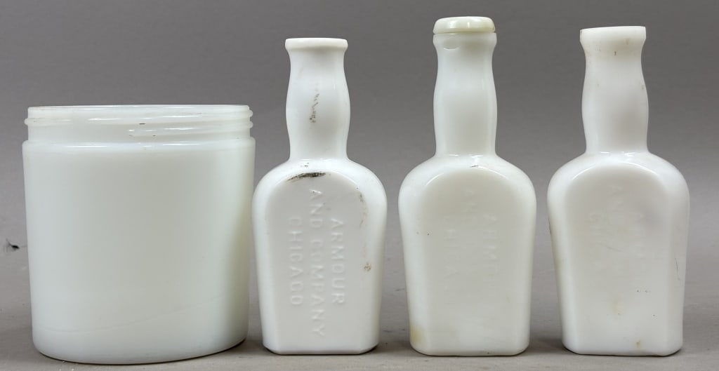 Lot of 4 Armour and Company Porcelain Bottles (1 of 13)