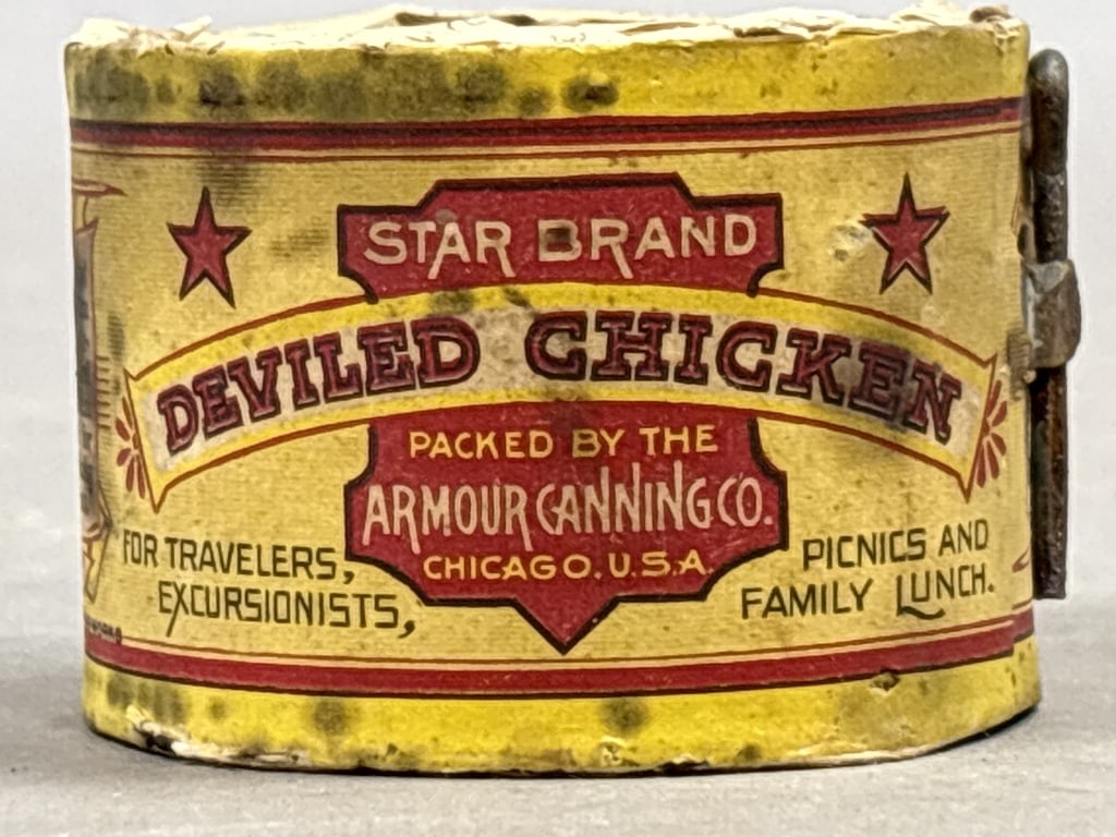 Armour Canning Co Deviled Chicken Can w/ Key - 3