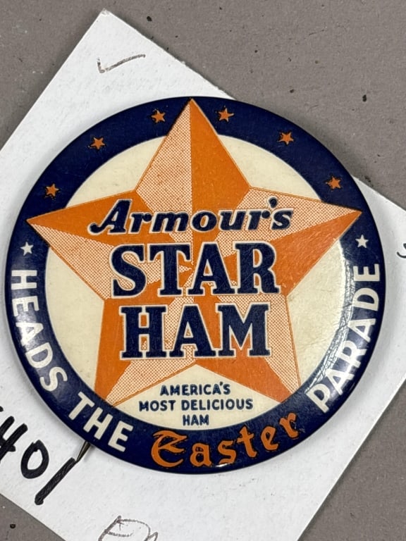 Armour's Star Ham Easter Parade Button - 2