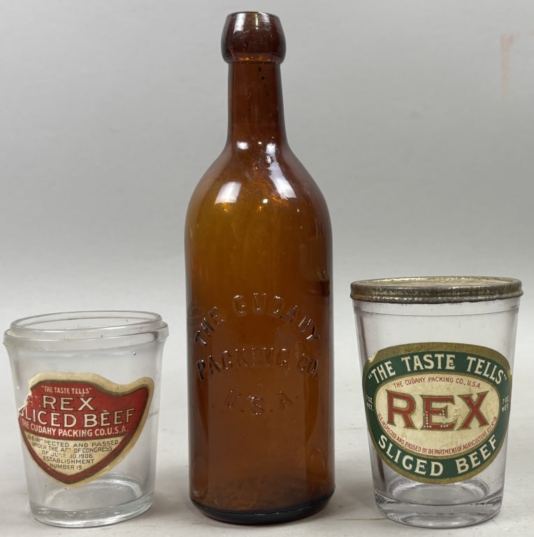 Lot of 3 The Cudahy Packing Co Sliced Beef: Please make sure you view all photos and ask any questions you may have! Great original collectible item. This is day 1 of our 2 day one owner auction event. Thanks and have a great day! Holler & Hamm